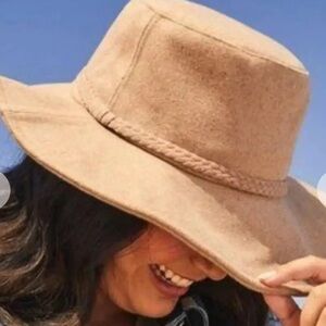 New ASN Harper Hat oatmeal felt western braided